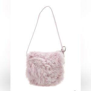 Burberry Knight bag fur soft pink